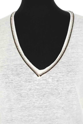 Top Maje Blanc en Lin