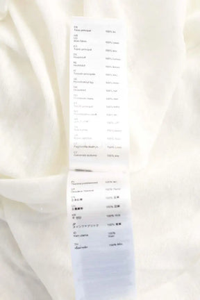 Top Maje Blanc en Lin