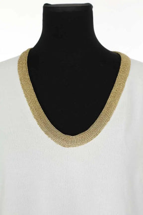 Top Maje Blanc en Viscose