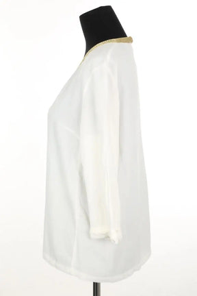 Top Maje Blanc en Viscose