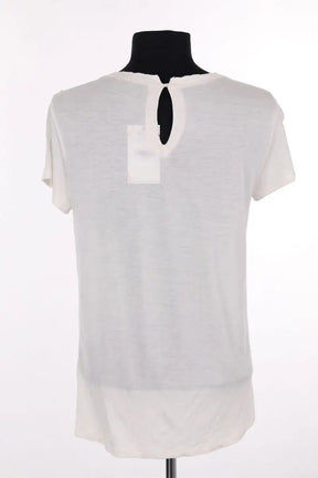 Top Maje Blanc en Viscose