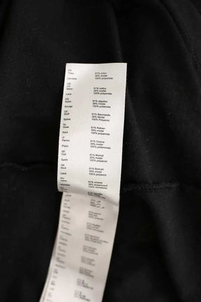 Top Maje Noir en Coton