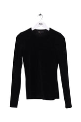 Top Maje Noir en Coton, taille S - Seconde Main
