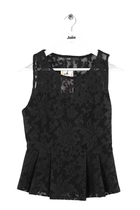 Top Maje Noir en Synthétique, taille L - Seconde Main