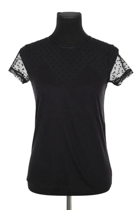 Top Maje Noir en Synthétique, taille S - Seconde Main