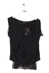 Top Maje Noir en Synthétique, taille S - Seconde Main