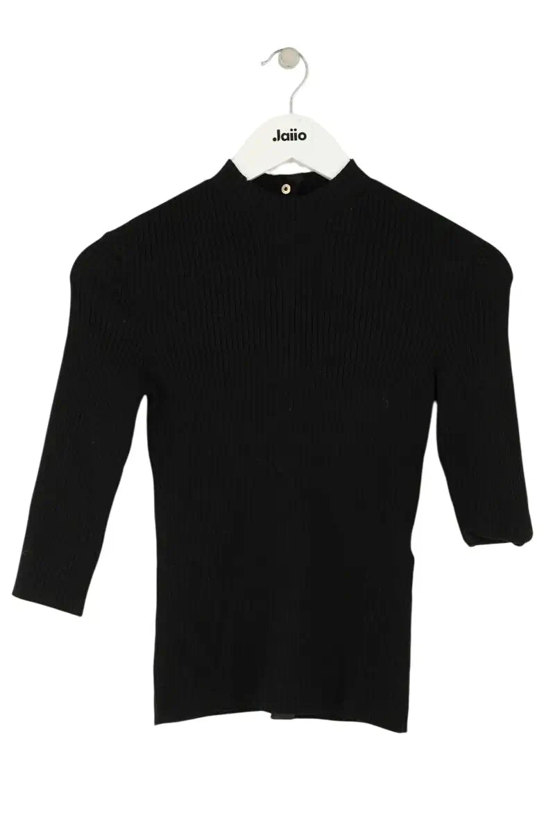 Top Maje Noir en Viscose, taille S - Seconde Main