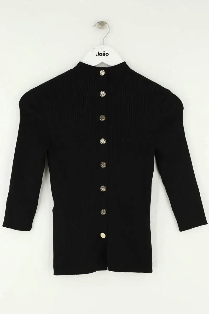 Top Maje Noir en Viscose