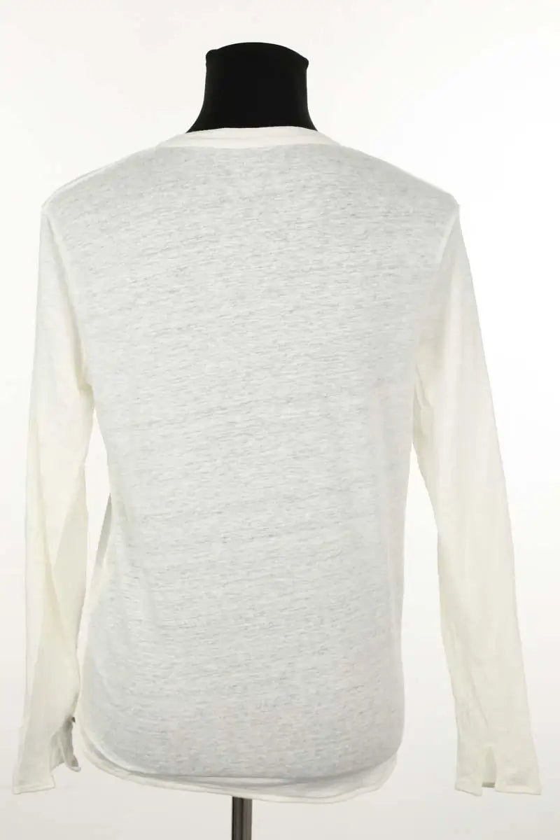 Top Majestic Filatures Blanc en Lin