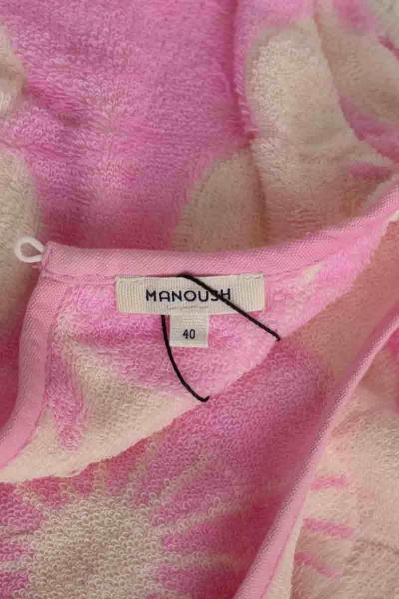 Top Manoush Rose en Coton