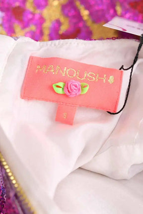 Top Manoush Rose en Paillettes