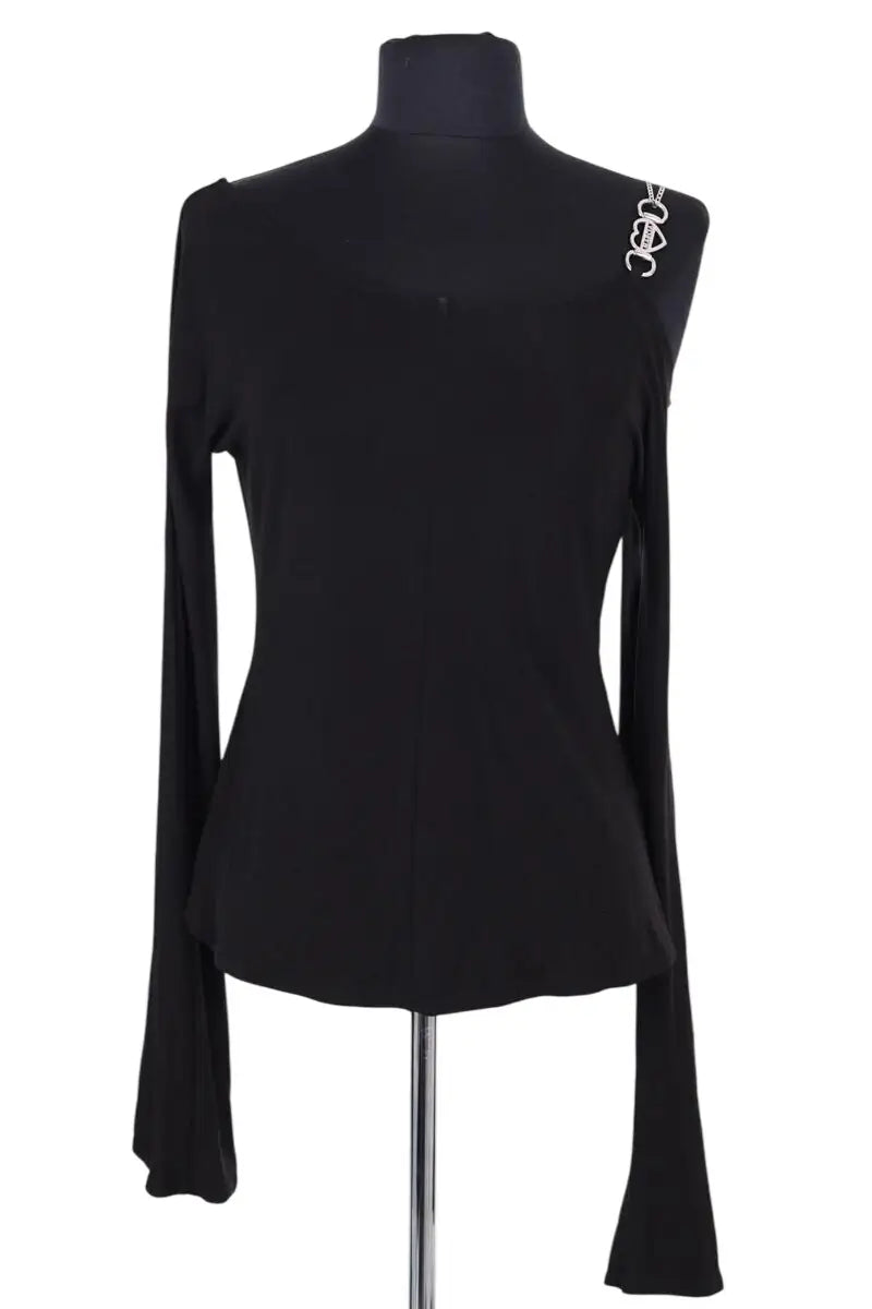 Top Marcia Noir en Viscose, taille M - Seconde Main