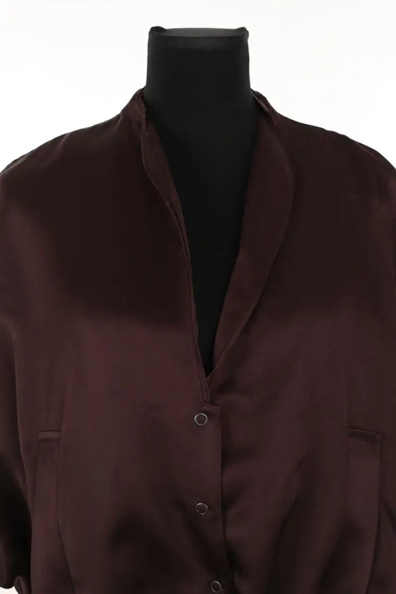 Top Margaux Lonnberg Isha Marron en Viscose