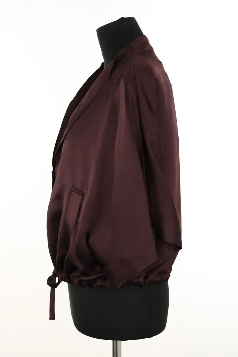 Top Margaux Lonnberg Isha Marron en Viscose