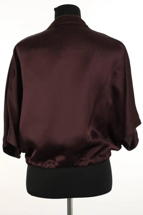 Top Margaux Lonnberg Isha Marron en Viscose