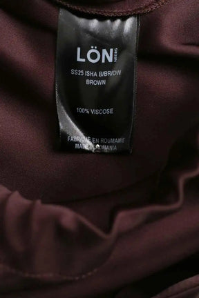 Top Margaux Lonnberg Isha Marron en Viscose