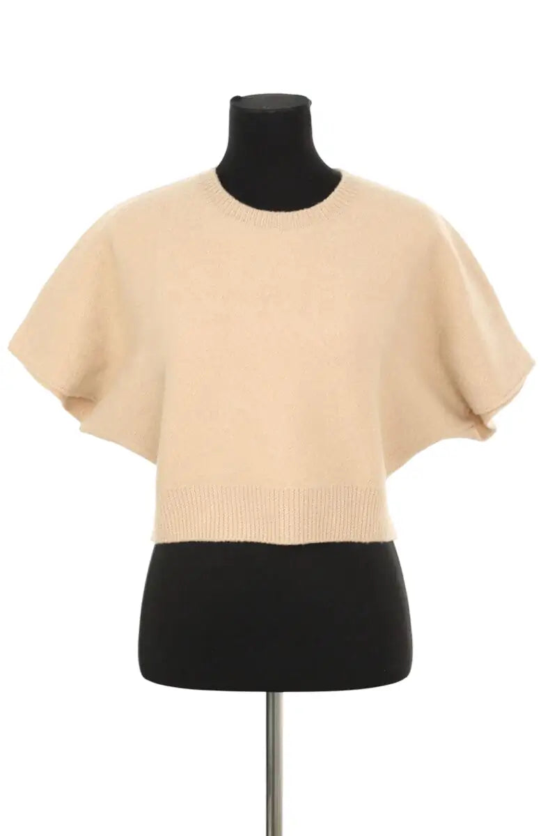 Top Margaux Lonnberg Jarvis Beige en Laine, taille XS - Seconde Main