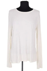 Top Max Mara Ecru en Synthétique, taille L - Seconde Main