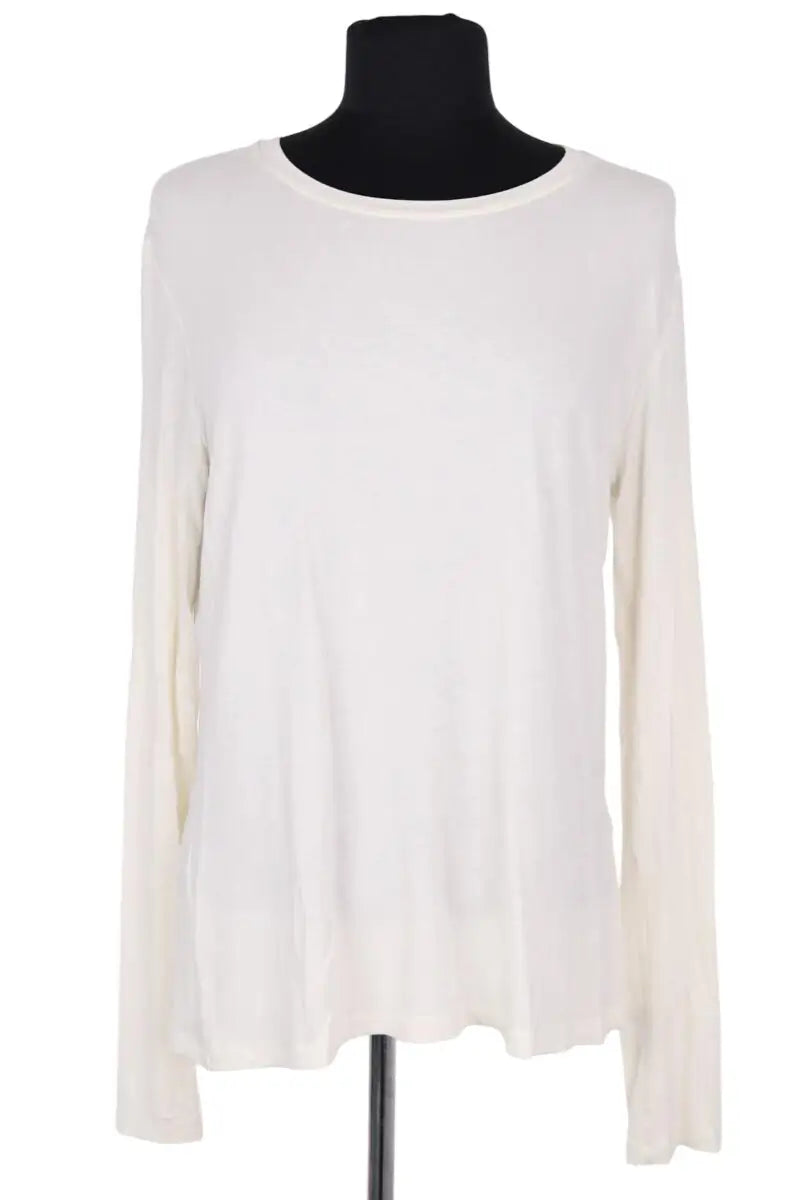 Top Max Mara Ecru en Synthétique, taille L - Seconde Main