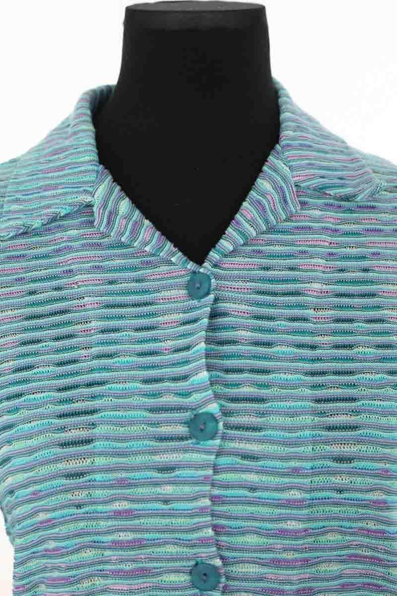Chemise en coton texturé - bleu - - 20.00 Chemise en coton texturé - bleu - - 20.00