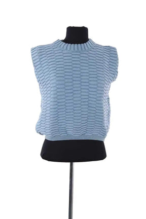 Top Molli Bleu en Laine, taille S - Seconde Main