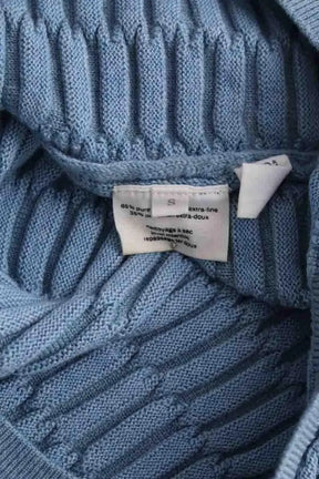 Top Molli Bleu en Laine