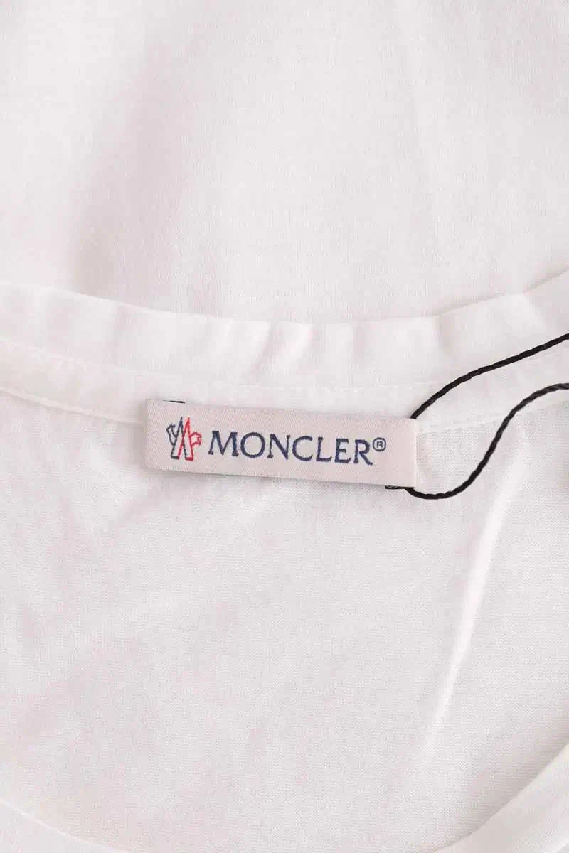 Top Moncler Blanc en Coton