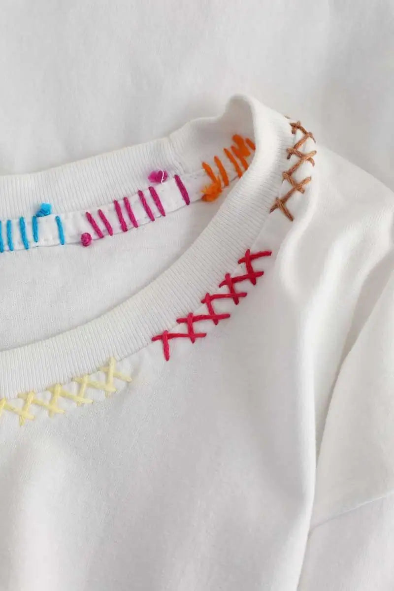 Top Monoki Blanc en Coton
