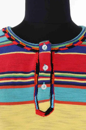 Top Monoki Multicolore en Coton