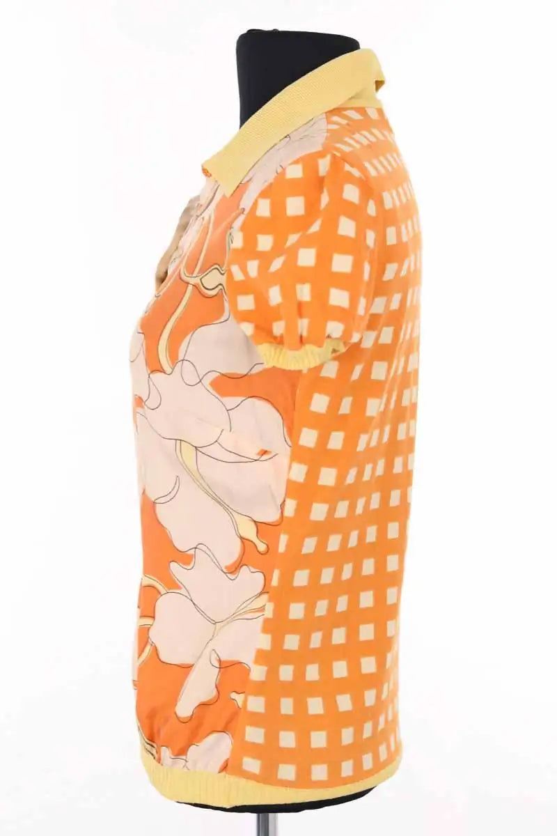Top Moschino Orange en Coton