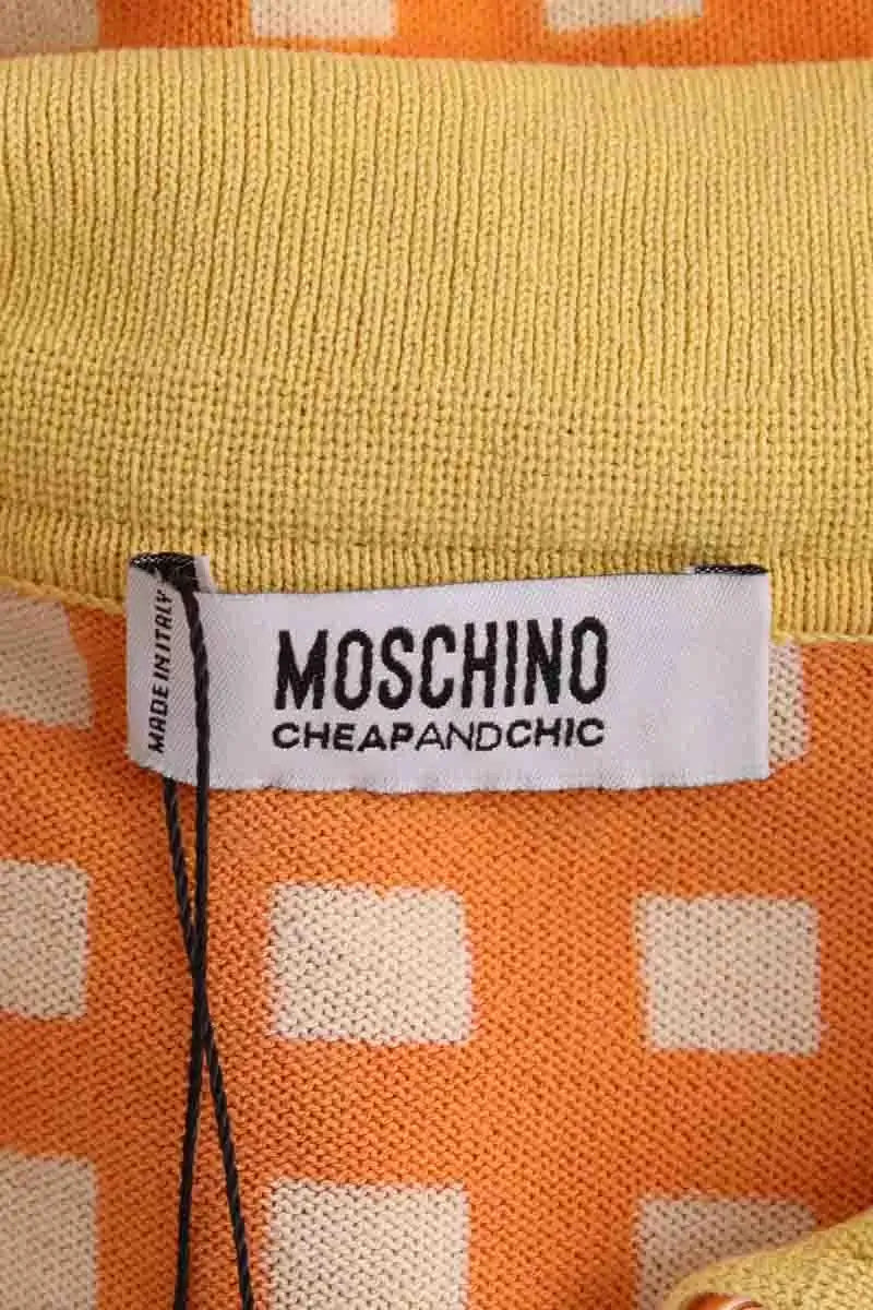 Top Moschino Orange en Coton