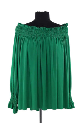 Top Norma Kamali Vert en Synthétique, taille S - Seconde Main