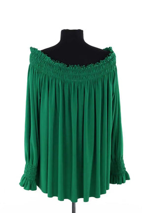 Top Norma Kamali Vert en Synthétique