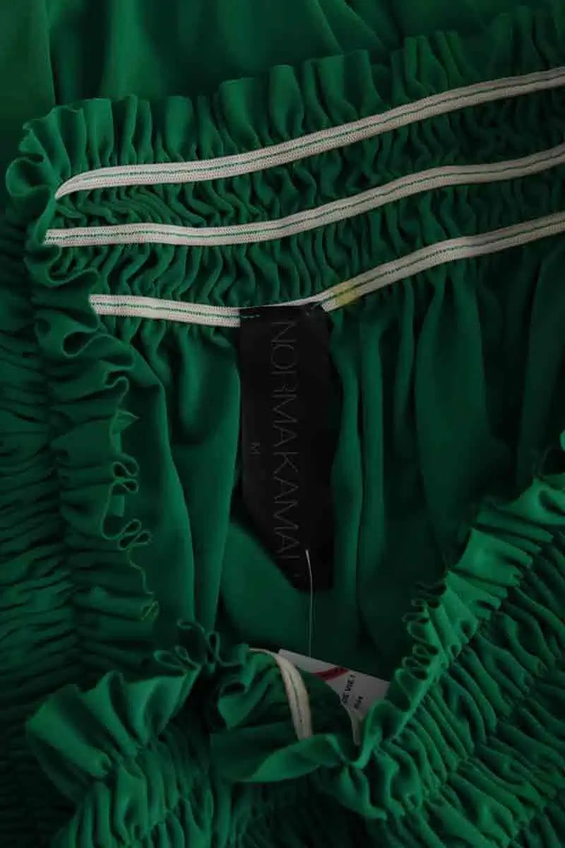 Top Norma Kamali Vert en Synthétique
