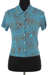Top Paloma Wool Bleu en Viscose, taille S - Seconde Main