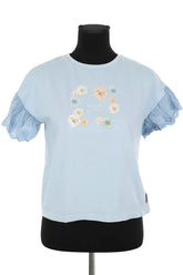 Top Paul & Joe Bleu en Coton, taille S - Seconde Main