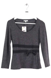 Top Paule Ka Anthracite en Laine, taille S - Seconde Main