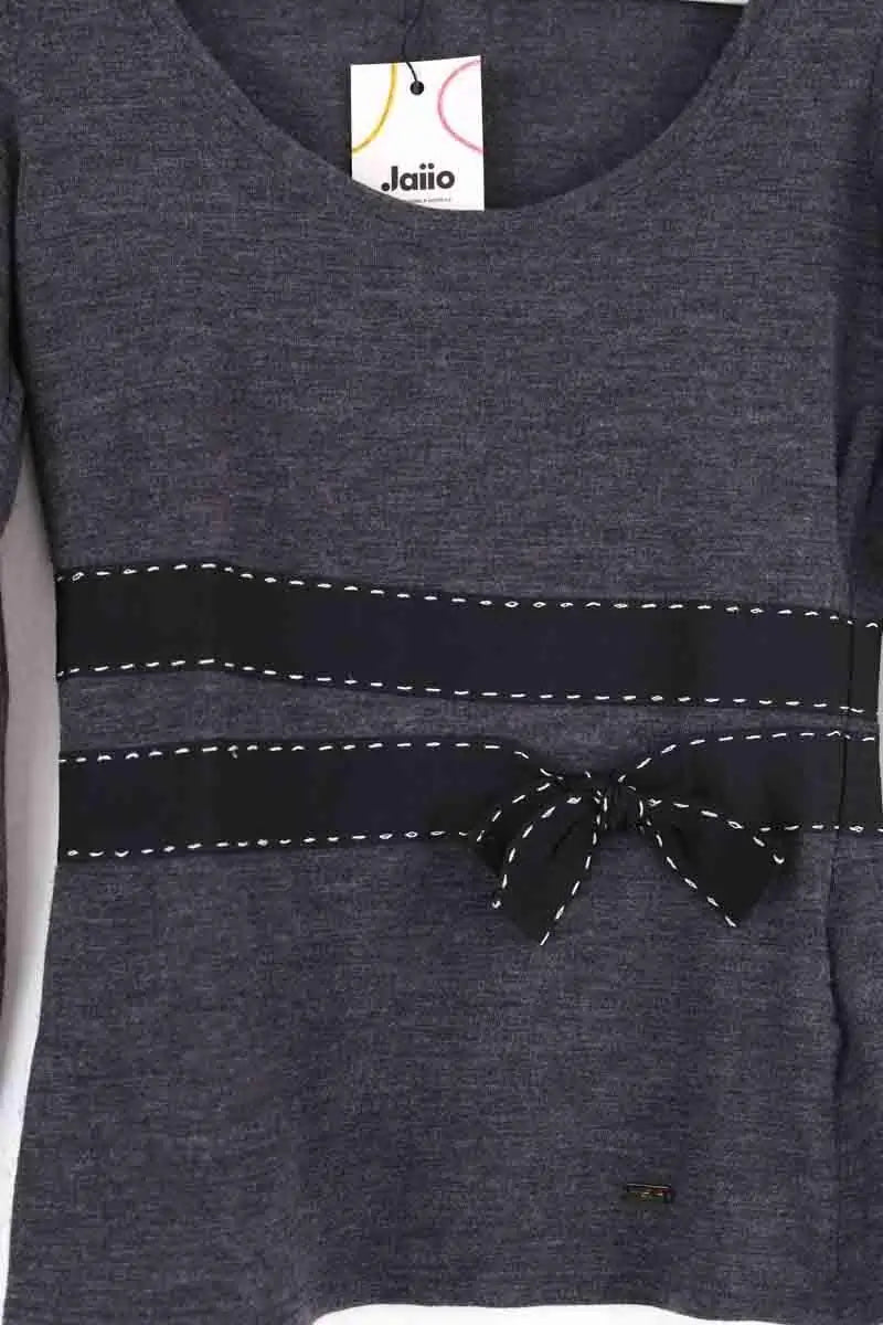 Top Paule Ka Anthracite en Laine