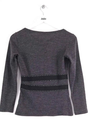Top Paule Ka Anthracite en Laine