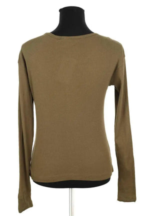 Top Pinko Kaki en Coton