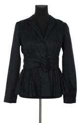 Top Prada Noir en Coton, taille L - Seconde Main
