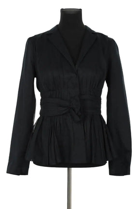 Top Prada Noir en Coton, taille L - Seconde Main