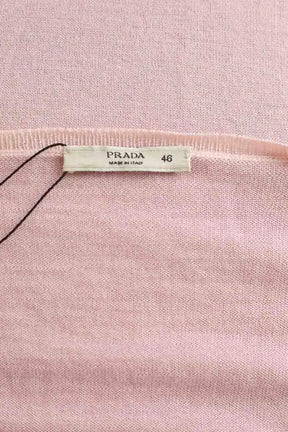 Top Prada Rose en Laine