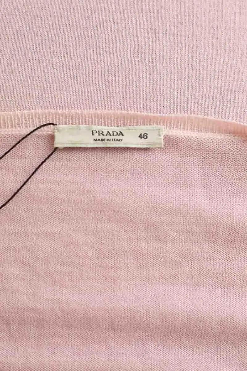 Top Prada Rose en Laine