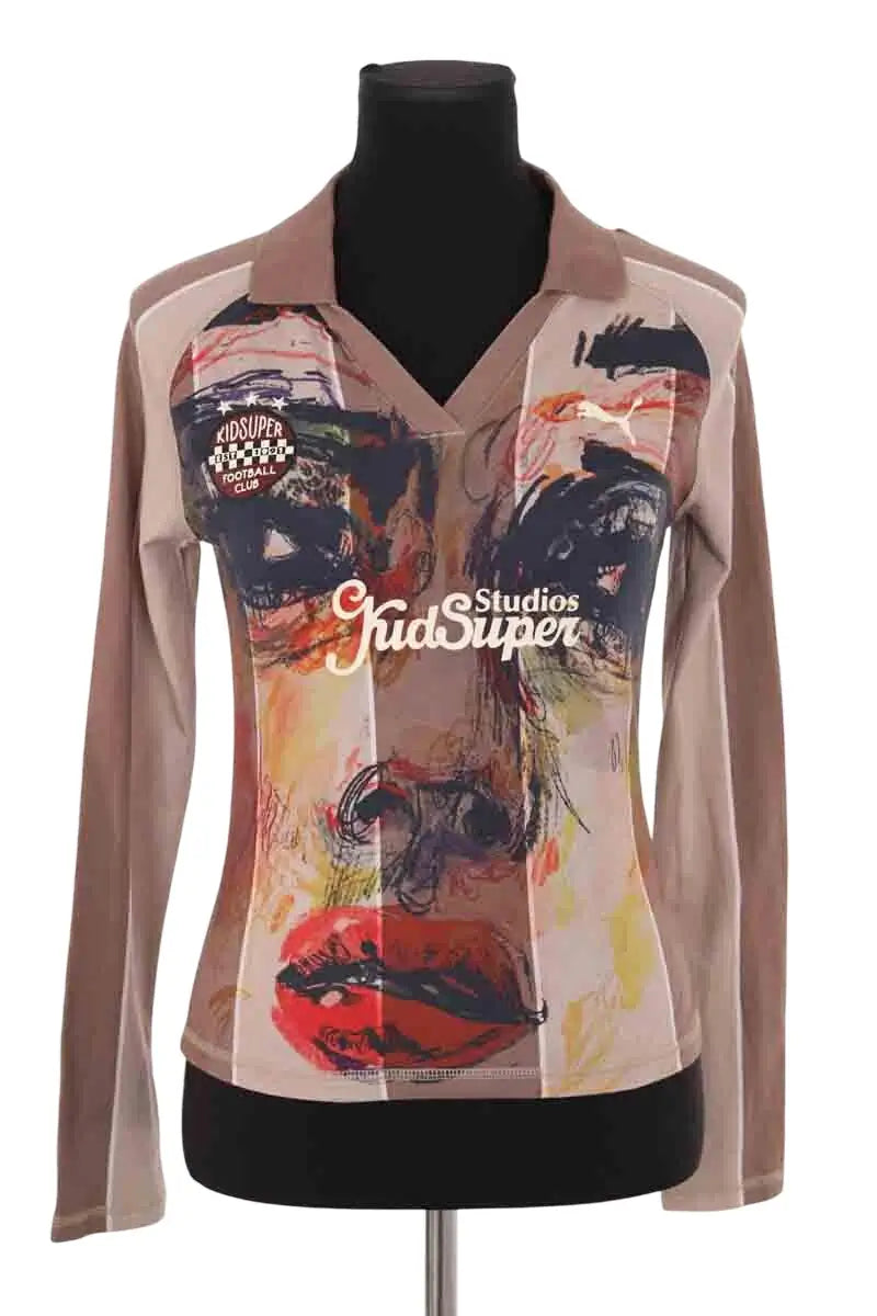 Top Puma Marron en Coton, taille S - Seconde Main