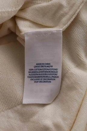 Top Ralph Lauren Ecru en Coton