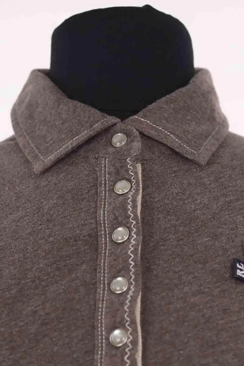 Top Ralph Lauren Marron en Coton