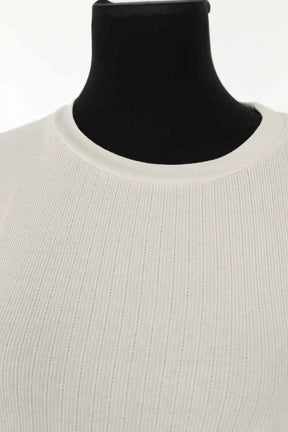 Top RE/DONE Ecru en Coton