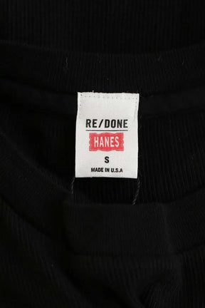 Top RE/DONE Noir en Coton