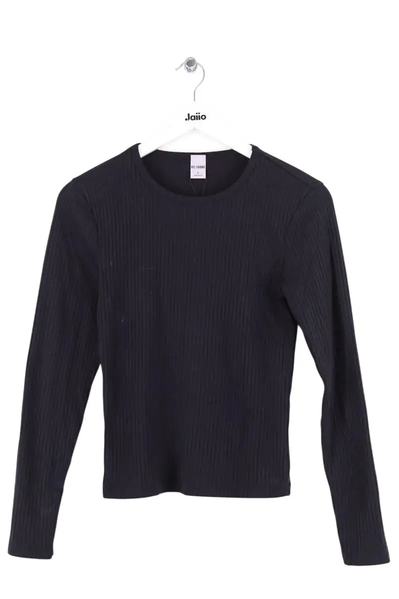 Top RE/DONE Noir en Coton, taille S - Seconde Main